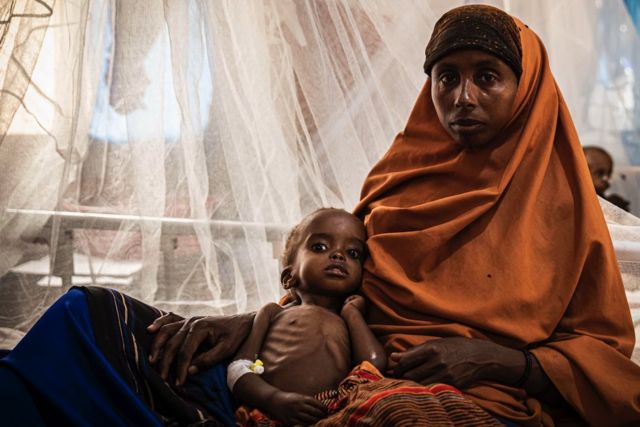 Ibu dan anak di Somalia